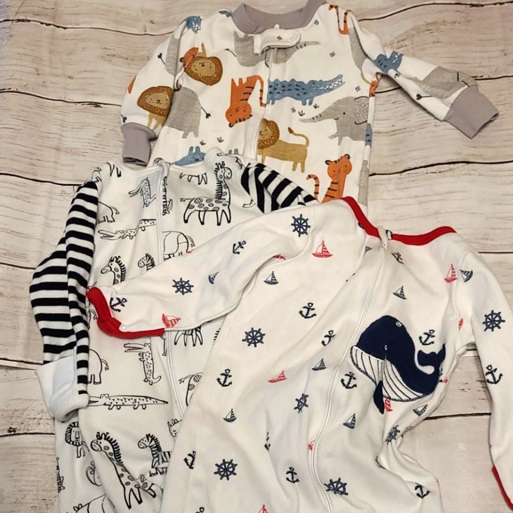 Baby boys 0-3 pajamas
